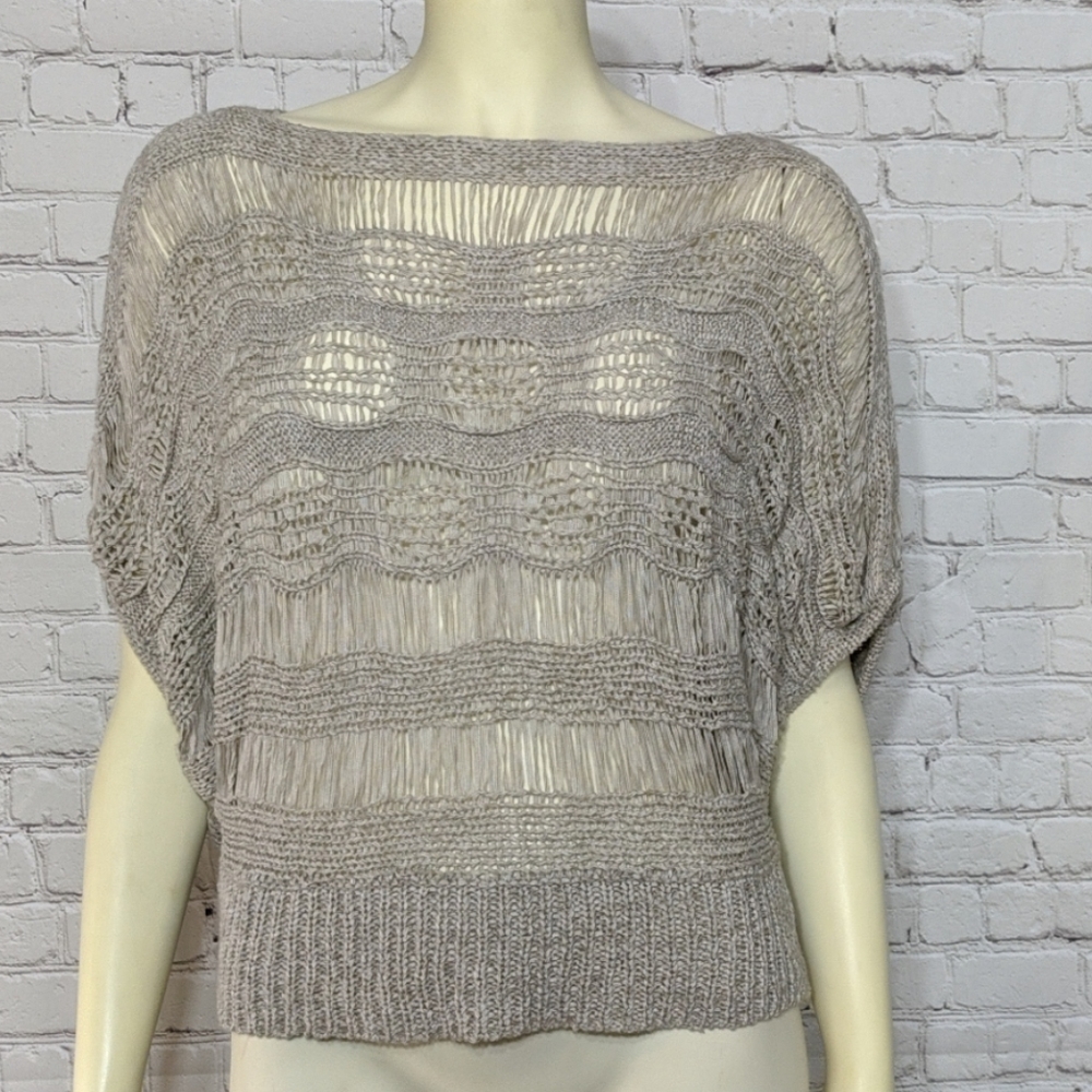 S & S Casual Cozy Gray Sweater Medium Large